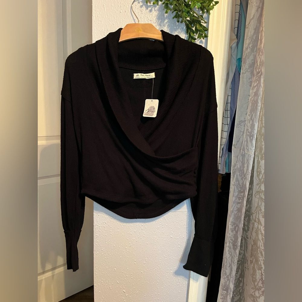 Free People | Wrap Long Sleeve Top | Size X Small